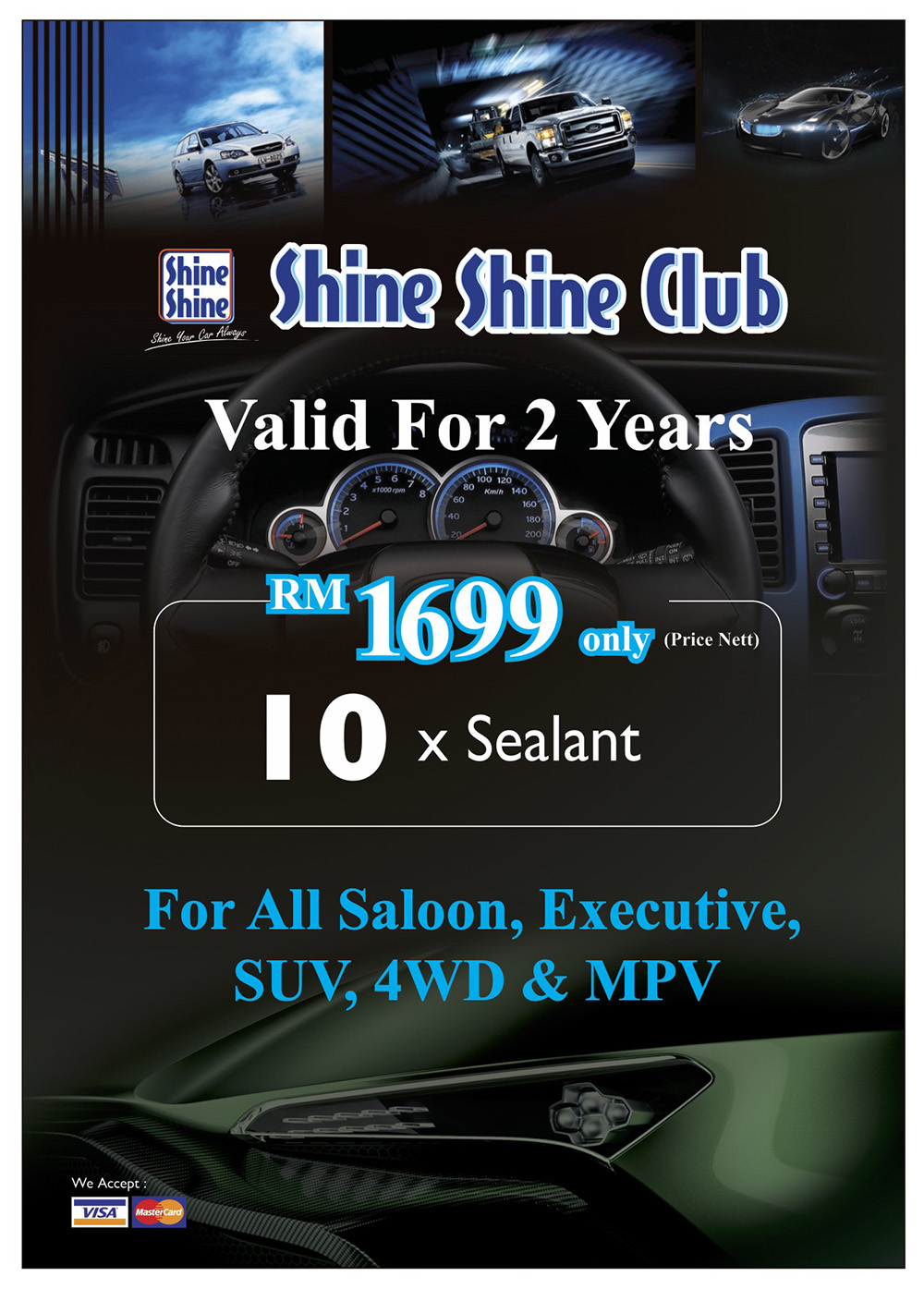 10 x Sealant (Valid For 2 Years) – Shine Shine Club